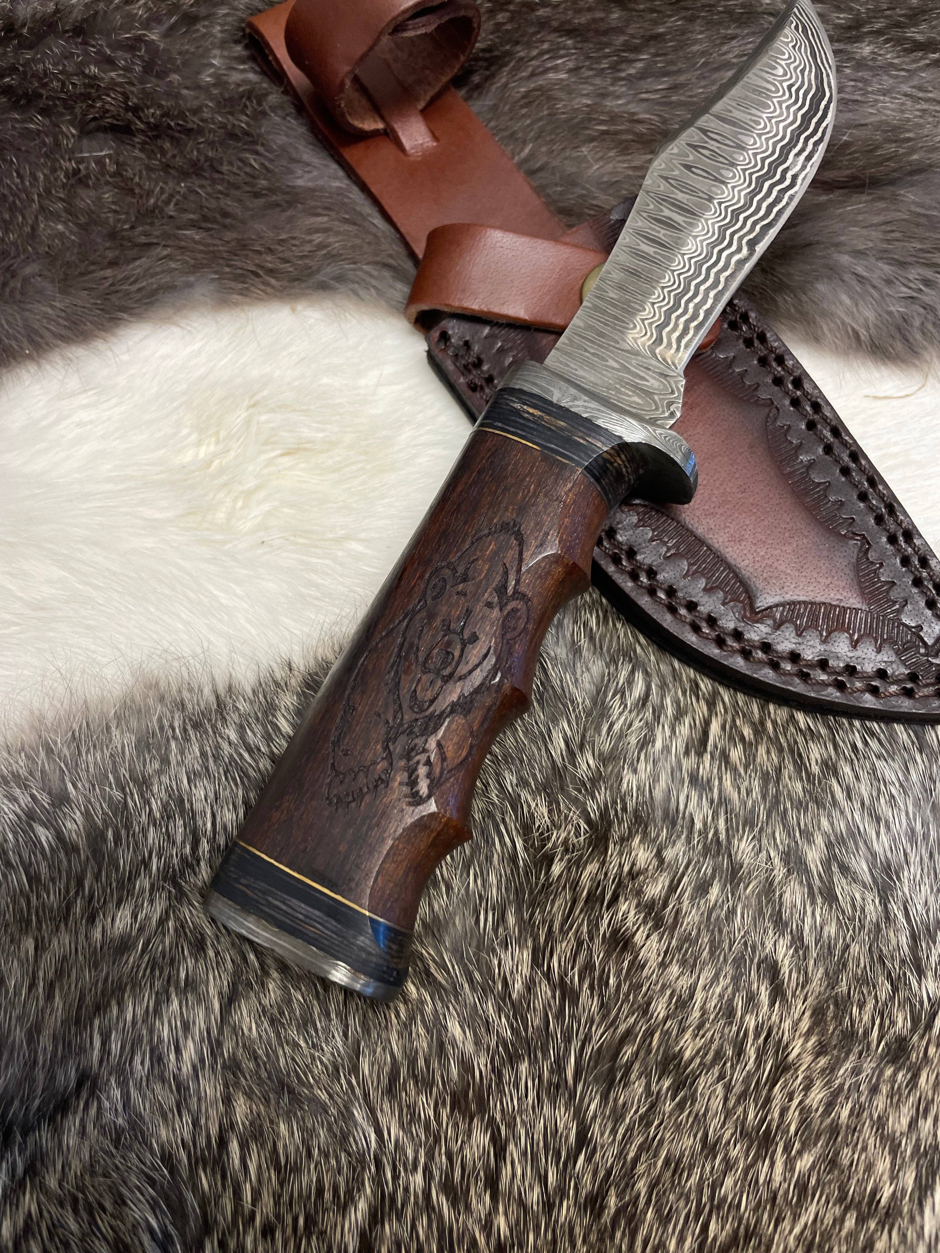 Grizzly Timberline Damascus Steel Knife TK-099 (Compact)
