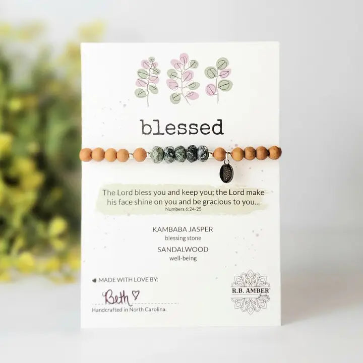 RB Amber Sandalwood Jewelry Blessed Anthro Apothecary