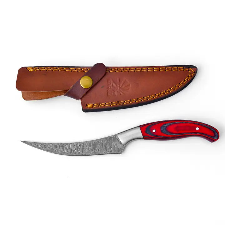 Damascus Steel Pocket Knives – Titan International | Genuine Craft
