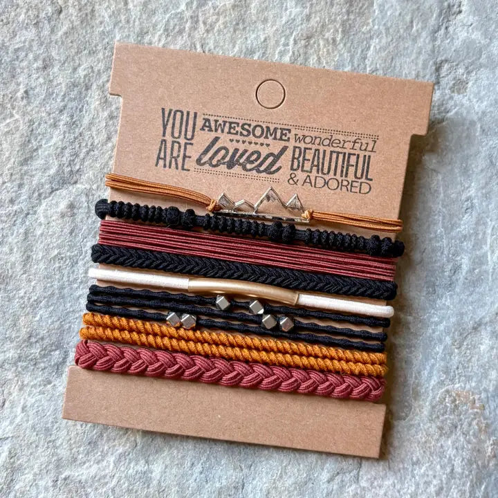 Upcycled Boho Hairties Charm Highest Peaks Anthro Apothecary