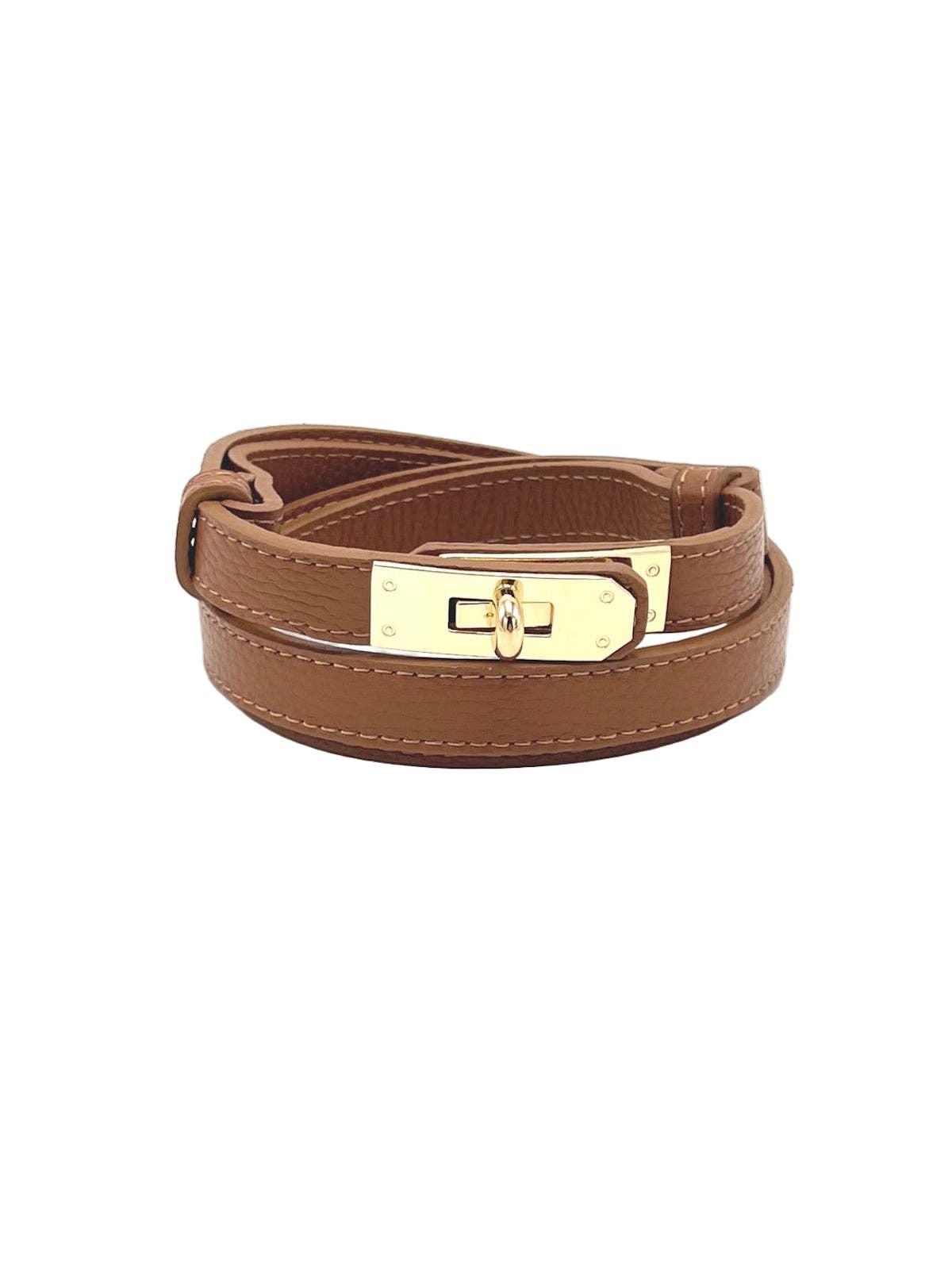 Women’s Adjustable 17 mm Genuine Leather Dress Belt, Made in Italy Camel Suie Valentini srl
