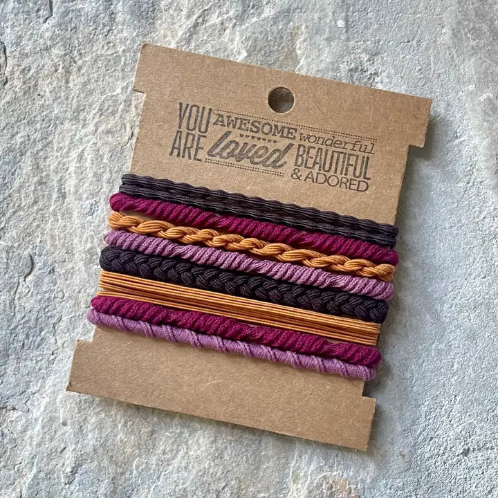 Upcycled Boho Hairties Autumn Anthro Apothecary