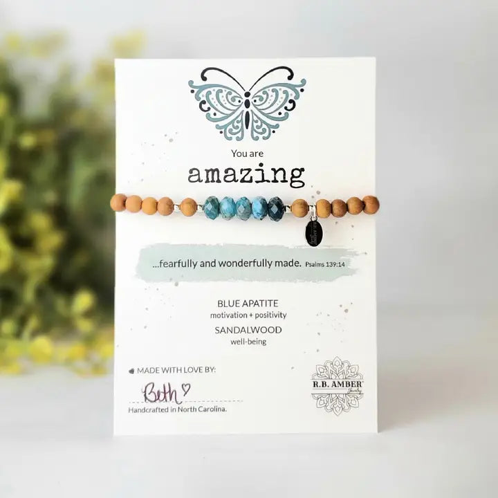 RB Amber Sandalwood Jewelry You are Amazing Anthro Apothecary