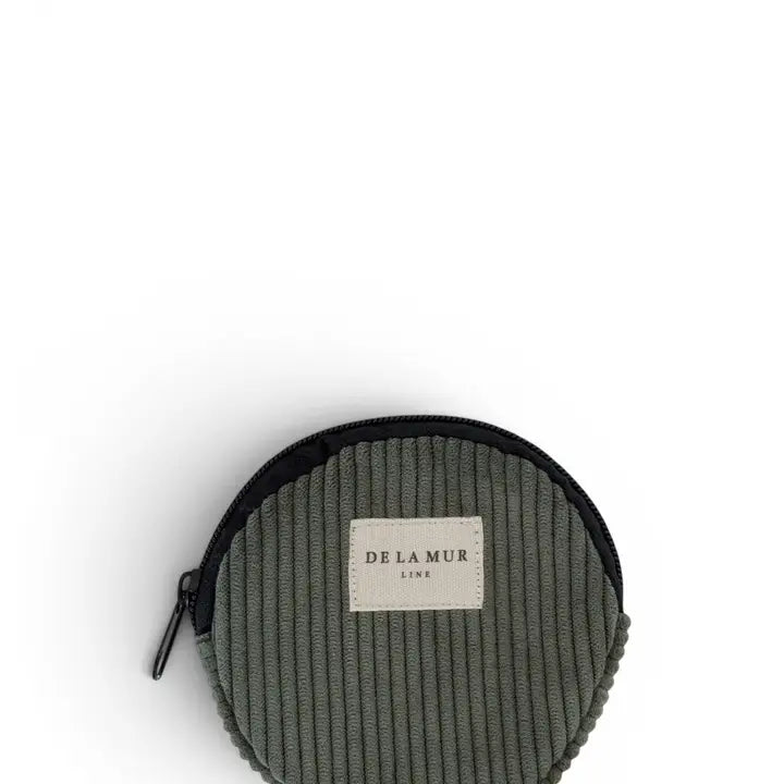 Geometric Jacquard Round Coin Purse