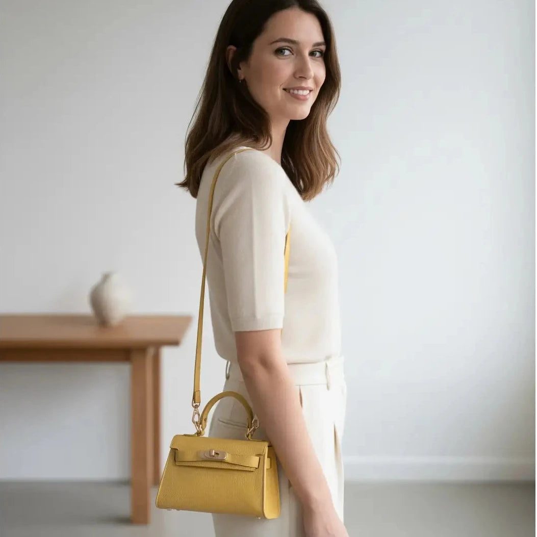 Italian Leather handbag mini Anthro Apothecary