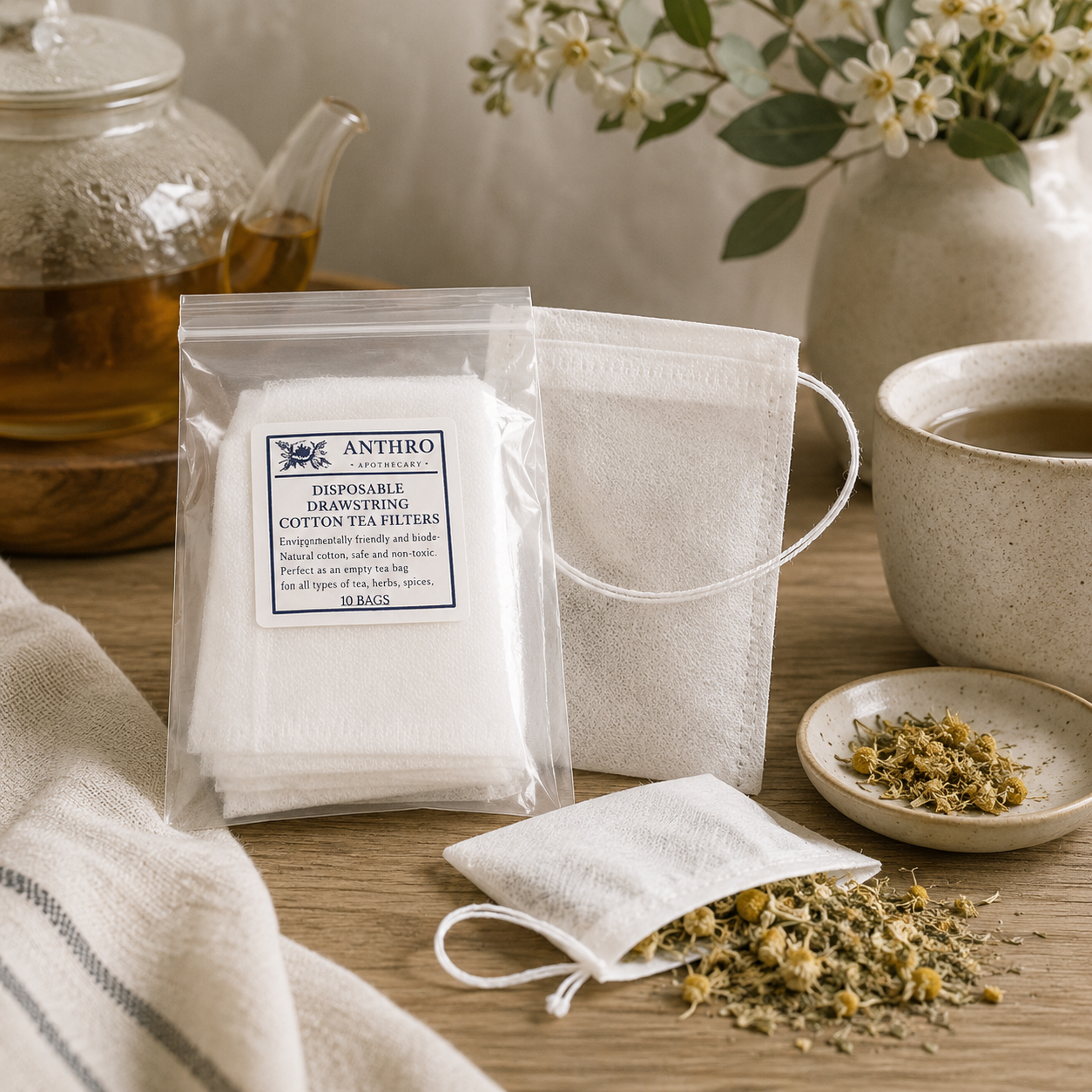 Cotton Tea Filters