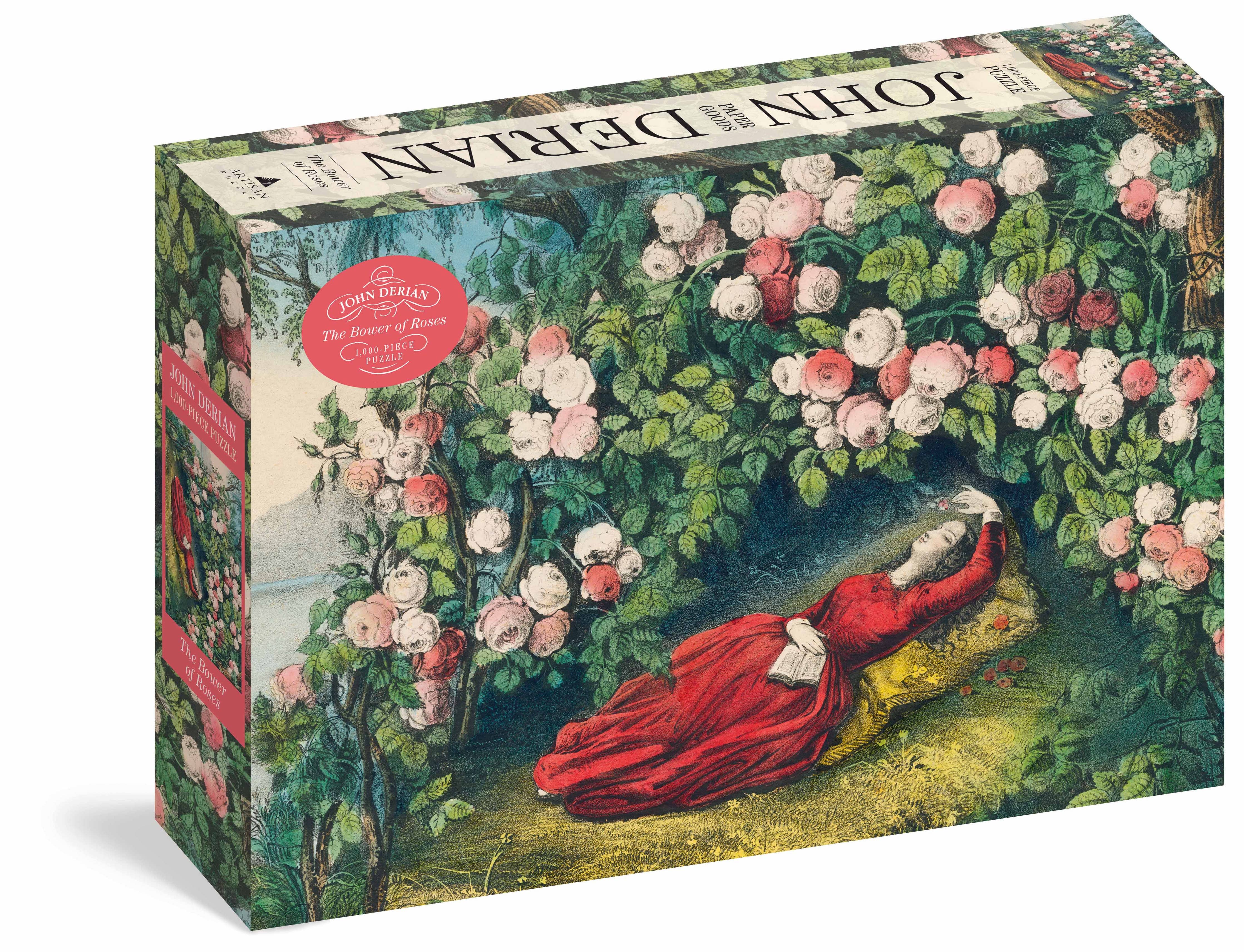 John Derian Bower of Roses 1,000-Piece Puzzle | Botanical Slow Living Gift Hachette Book Group