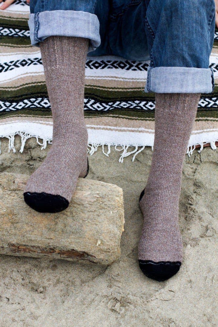 Men's Alpaca Outdoor Adventure Socks | 100% Natural | Made in USA Choice Alpaca Products