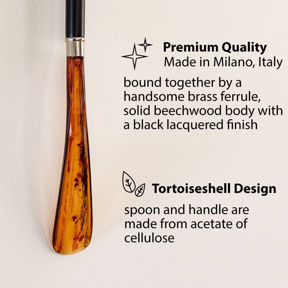 FootFitter Medium 22" Shoe Horn with Tortoiseshell Duck Handle FootFitter
