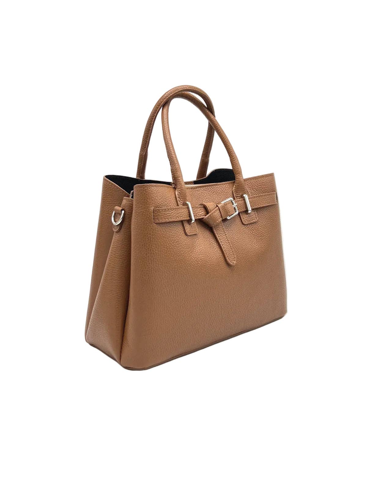 Italian Leather Handbag- Large Suie Valentini srl