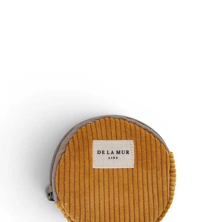 Geometric Jacquard Round Coin Purse