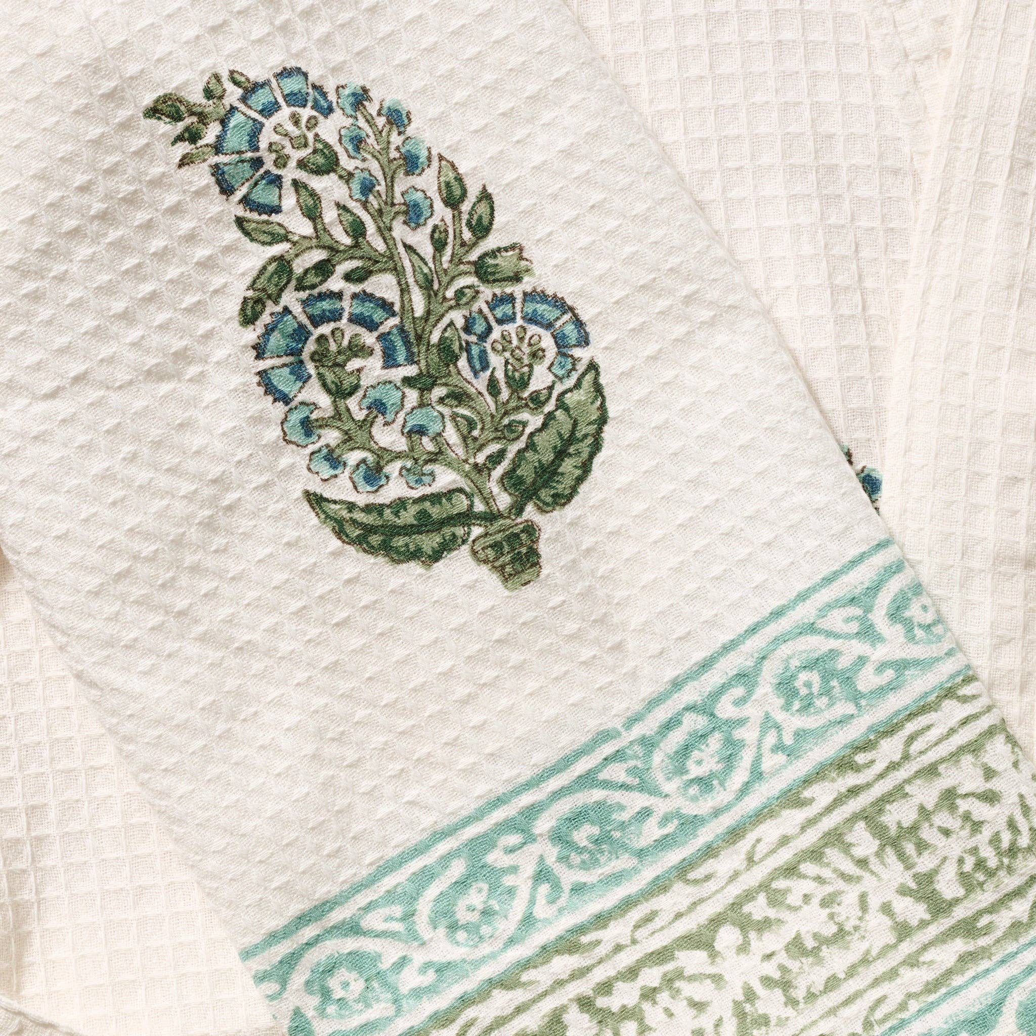 Pera Block Print Cotton Robe