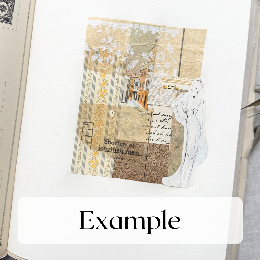 Mini Collage Pack | Vintage Ephemera | Junk Journal & Mixed Media Art Supplies A House of Books