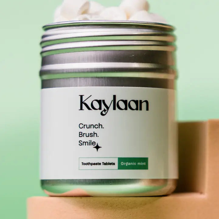 Kaylaan Toothpaste & Mouthwash Tablets Mint Toothpaste Tablets Anthro Apothecary