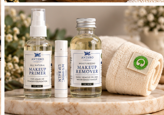 Makeup Essentials Bundle- FREE Organic Cotton Washcloth Anthro Apothecary