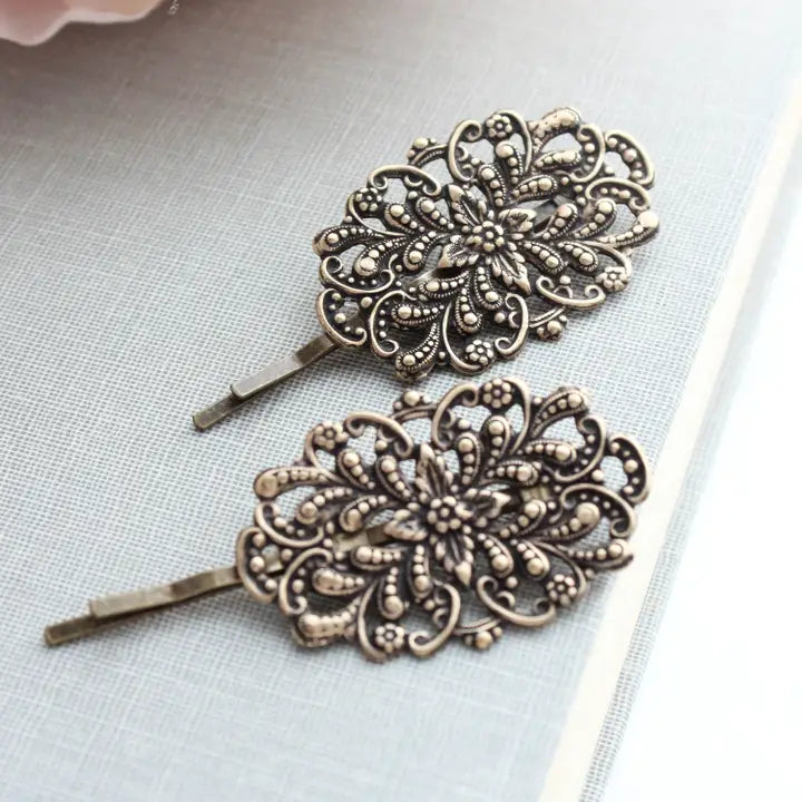 Filigree Bobby Pins by Pocket of Posies