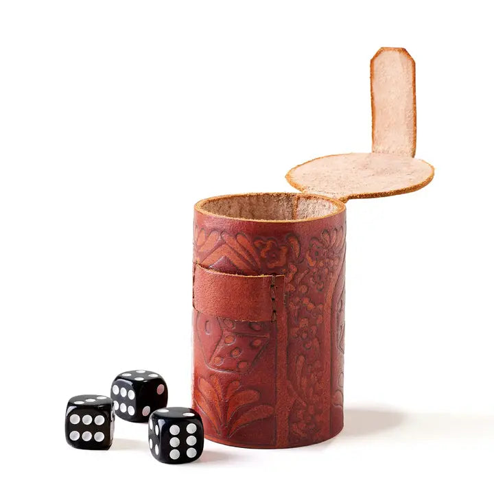 Leather Dice Cup Anthro Apothecary