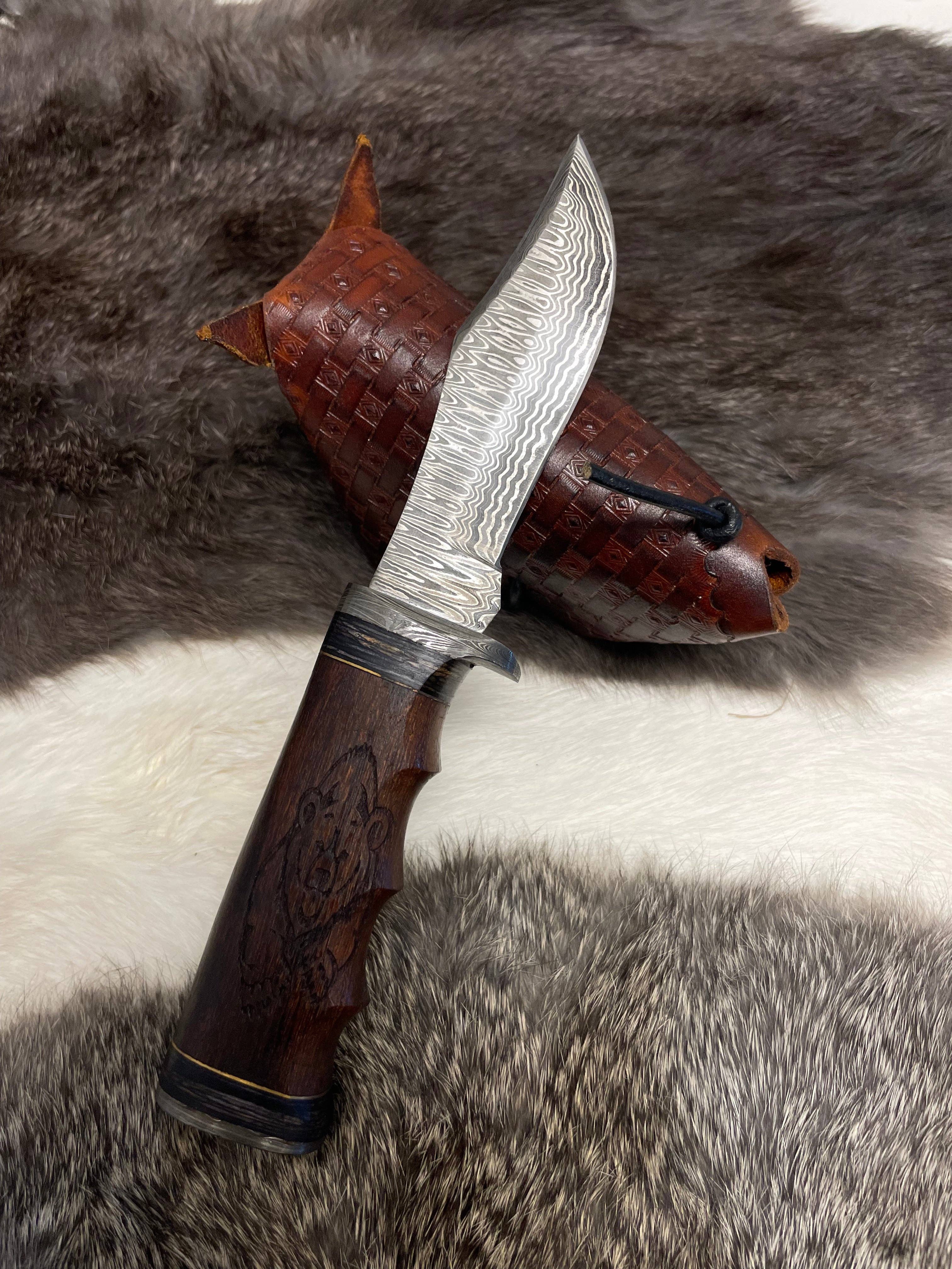 Grizzly Timberline Damascus Steel Knife TK-099 (Compact)