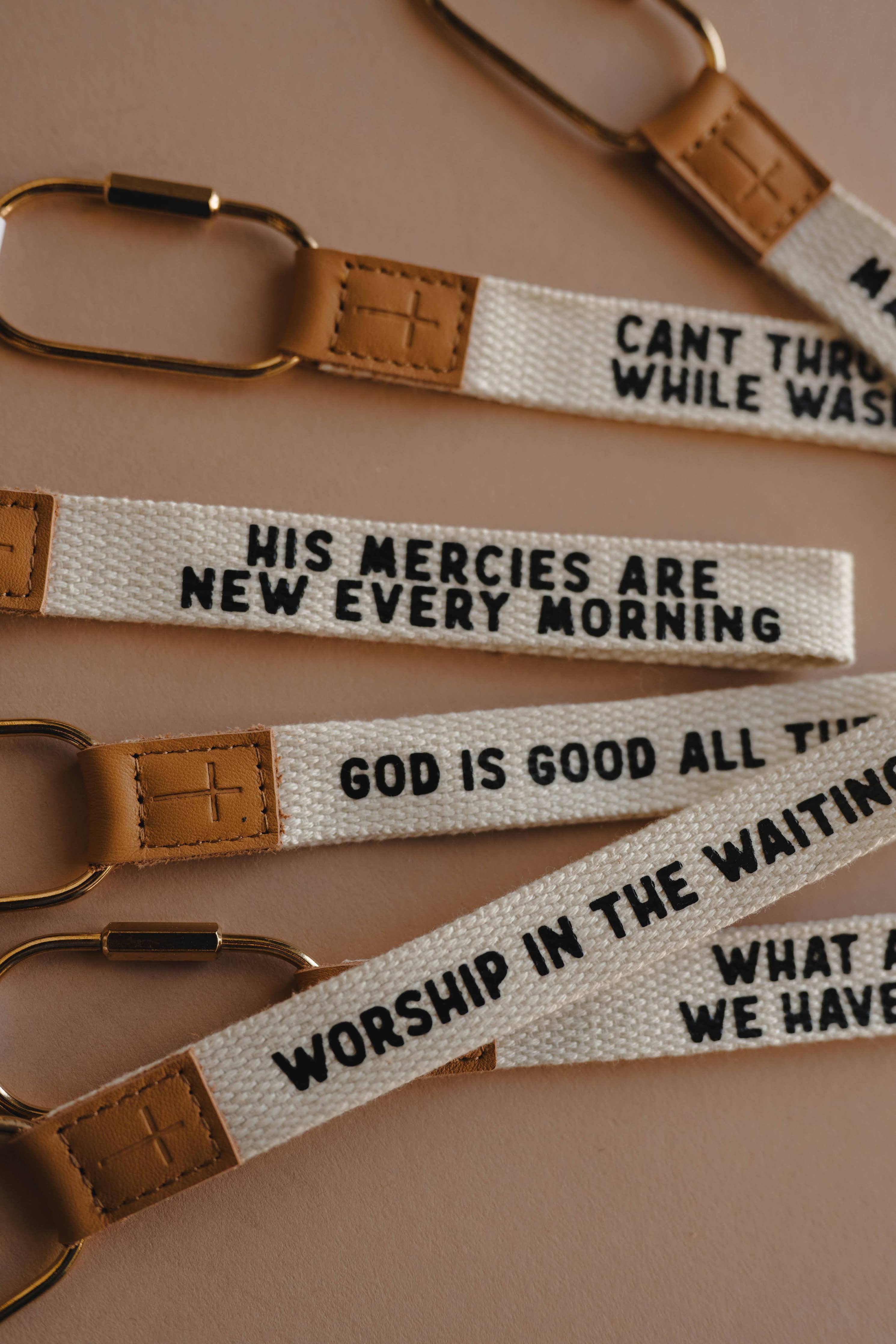 All The Time Wristlet | Christian Key Wristlet for Women | Dear Heart Dear Heart
