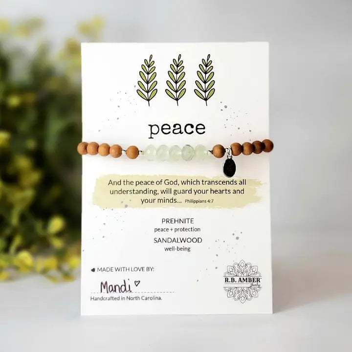 RB Amber Sandalwood Jewelry Peace Anthro Apothecary