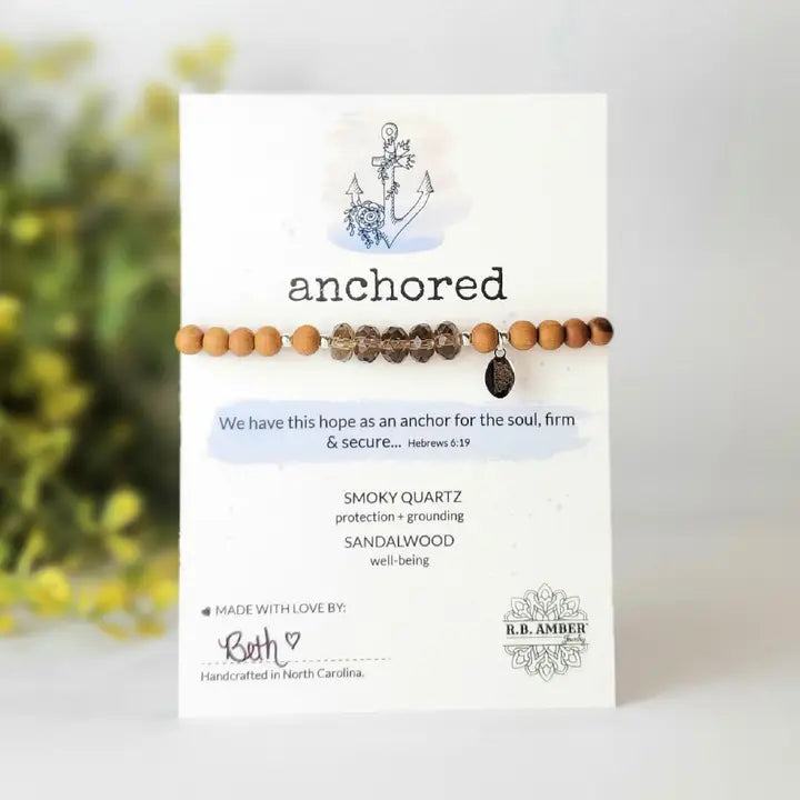 RB Amber Sandalwood Jewelry Anchored Anthro Apothecary