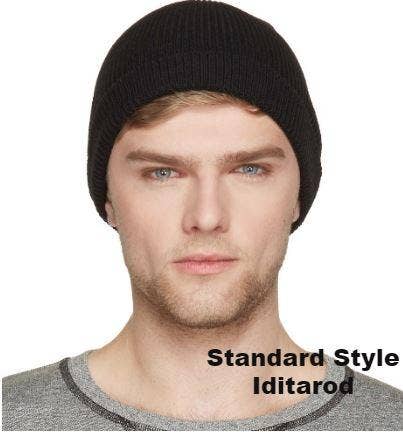 Iditarod 100% Baby Alpaca Beanie Hat | Extreme Cold Weather | Made in Peru Standard Fit Black Choice Alpaca Products