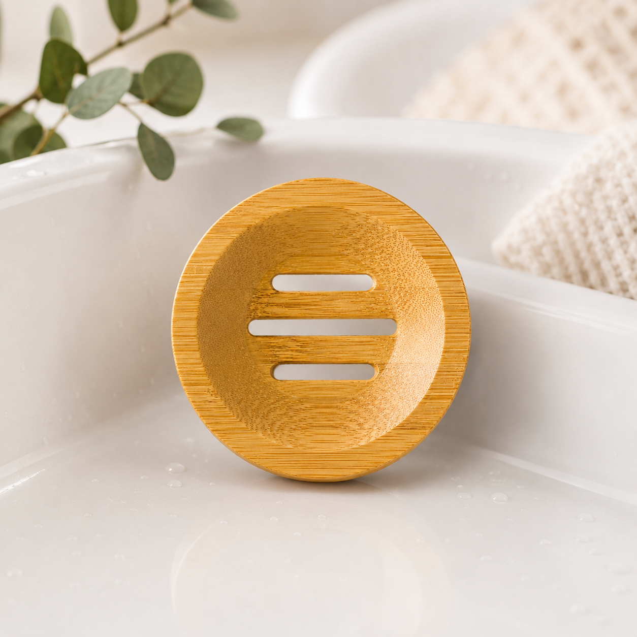 Small Bamboo Soap Dish