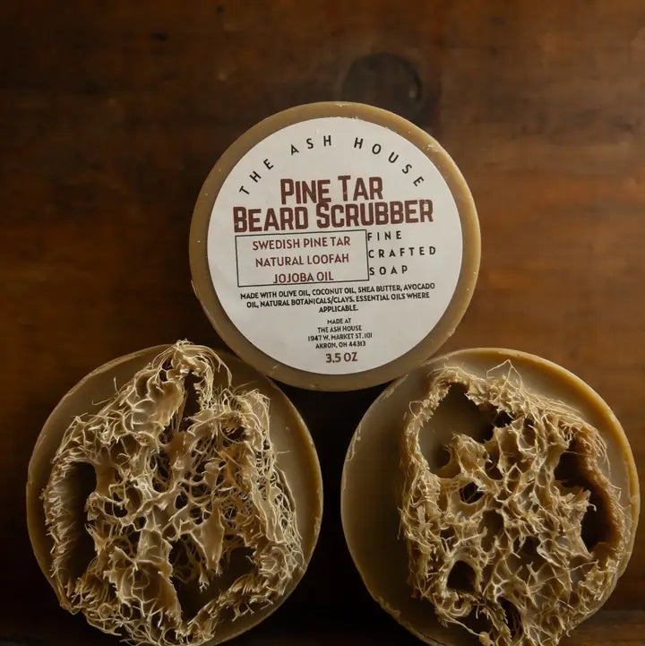 Pine Tar Beard Scrubber Ash House