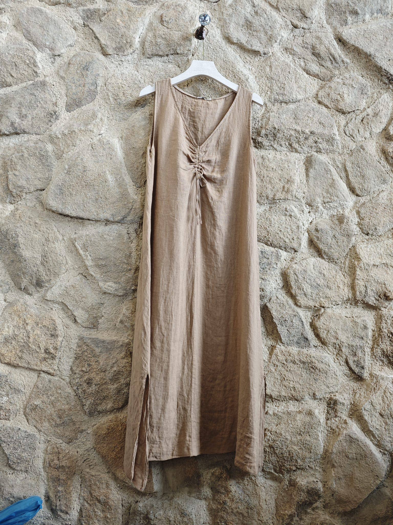 Italian Linen Dress- Sleeveless Linen & More