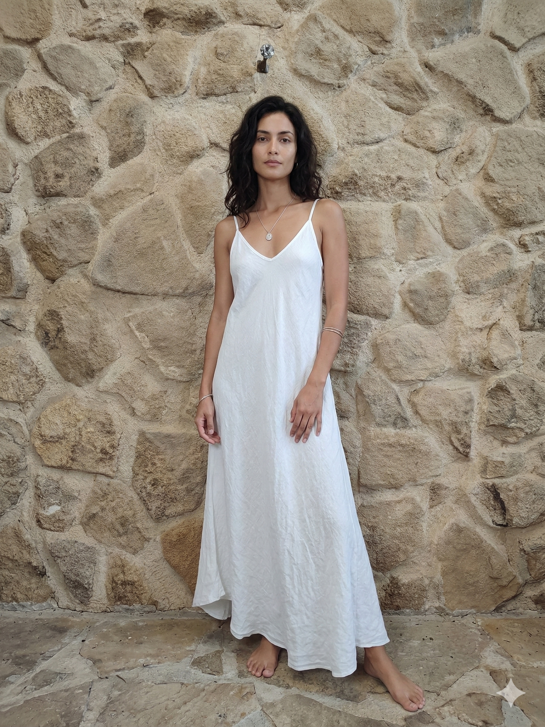 Italian Linen Dress- Single Strap Linen & More