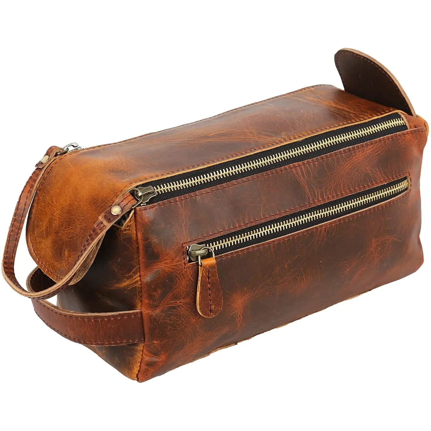 Tuzech Leather Goods Tuzech Leather Dopp Kit Anthro Apothecary