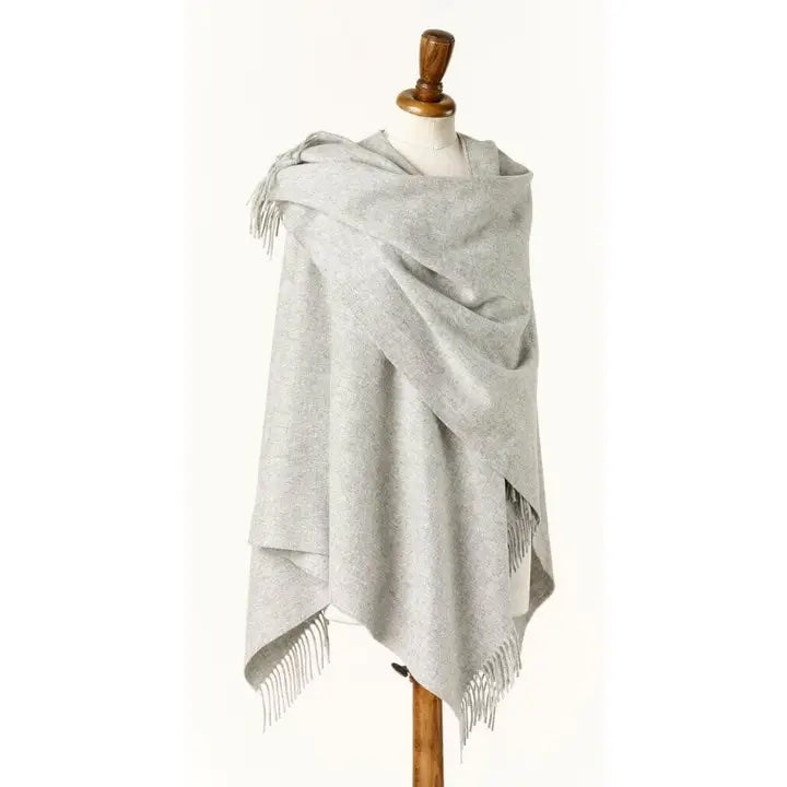 Mini Ruana Brontë merino wool Silver Anthro Apothecary
