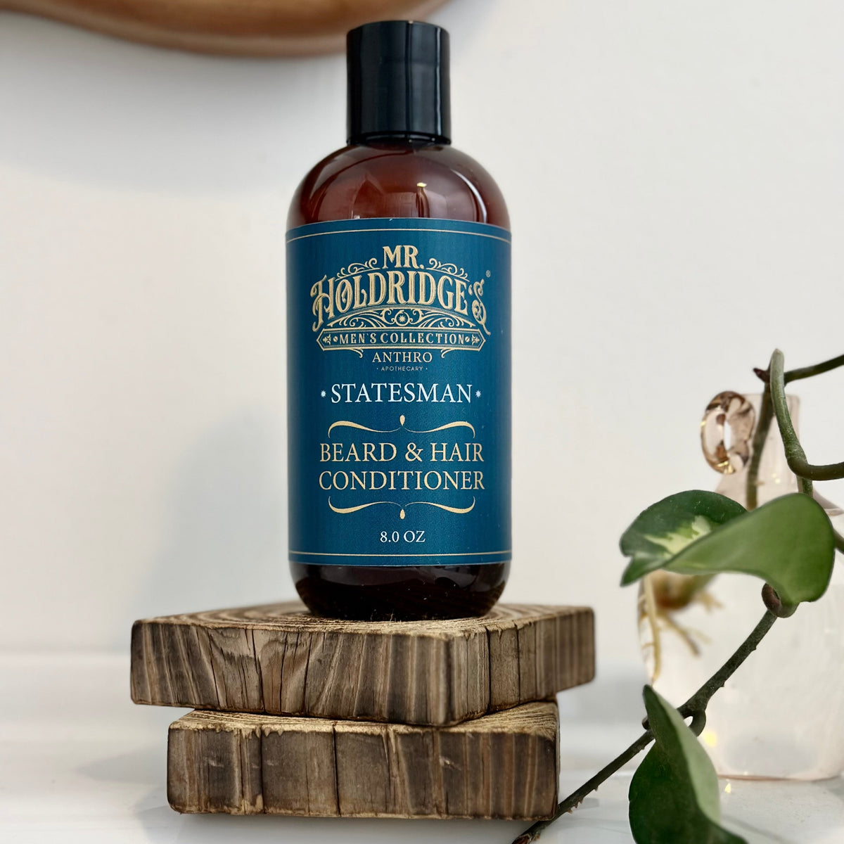Mr. Holdridge's Beard & Hair Conditioner | Deep Hydration | Huntsman & Statesman Scents Statesman Handmade by Anthro Apothecary