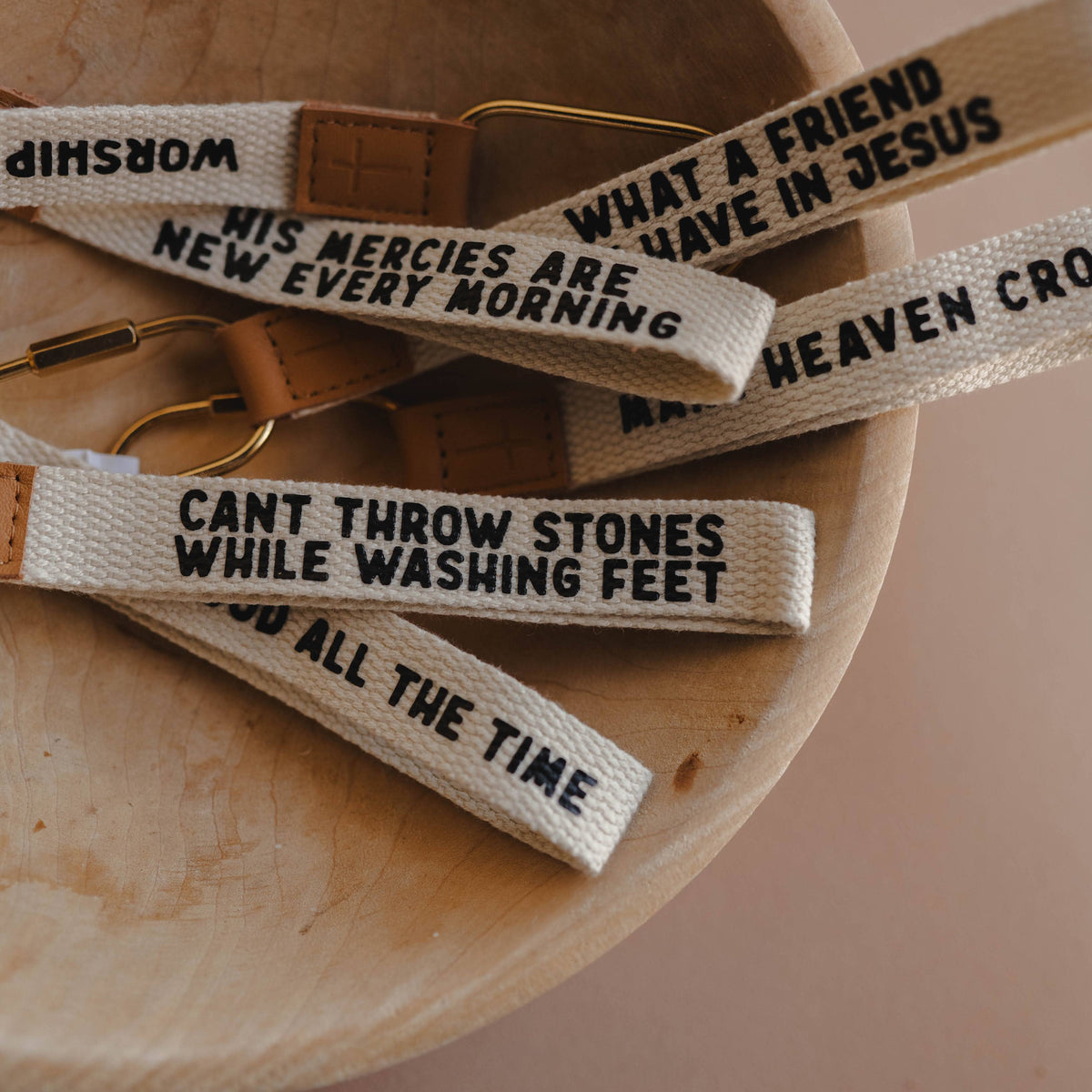 Can't Throw Stones Wristlet Dear Heart