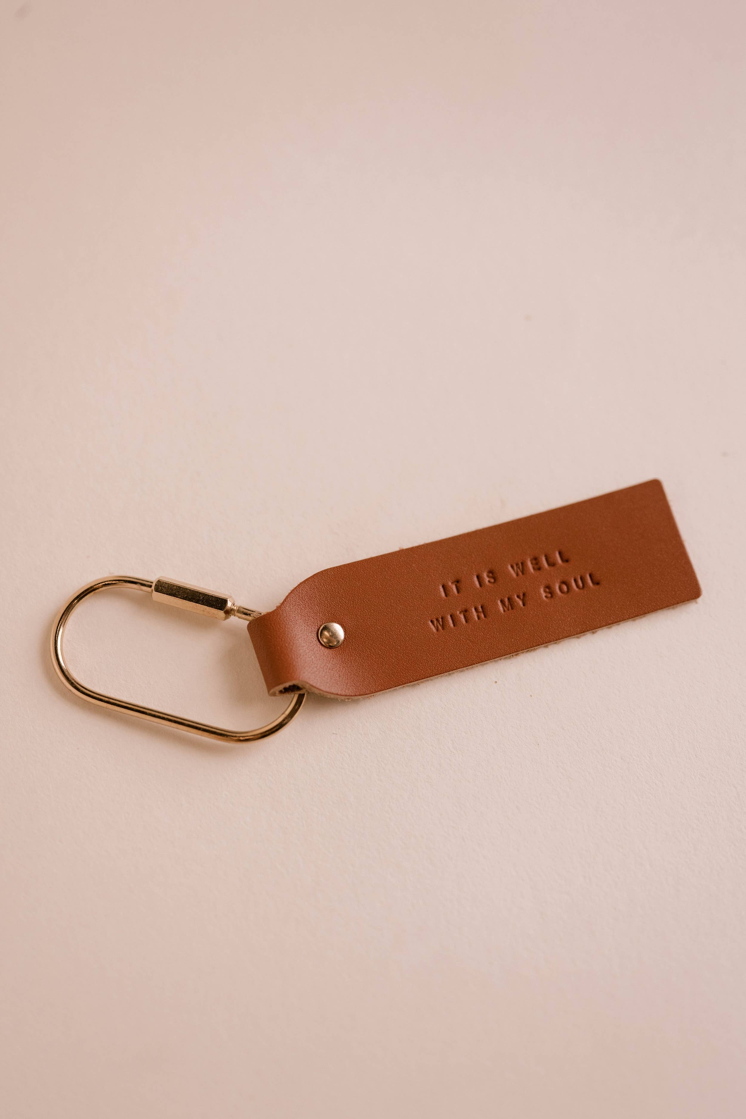 It Is Well Camel Key Fob | Christian Keychain Dear Heart