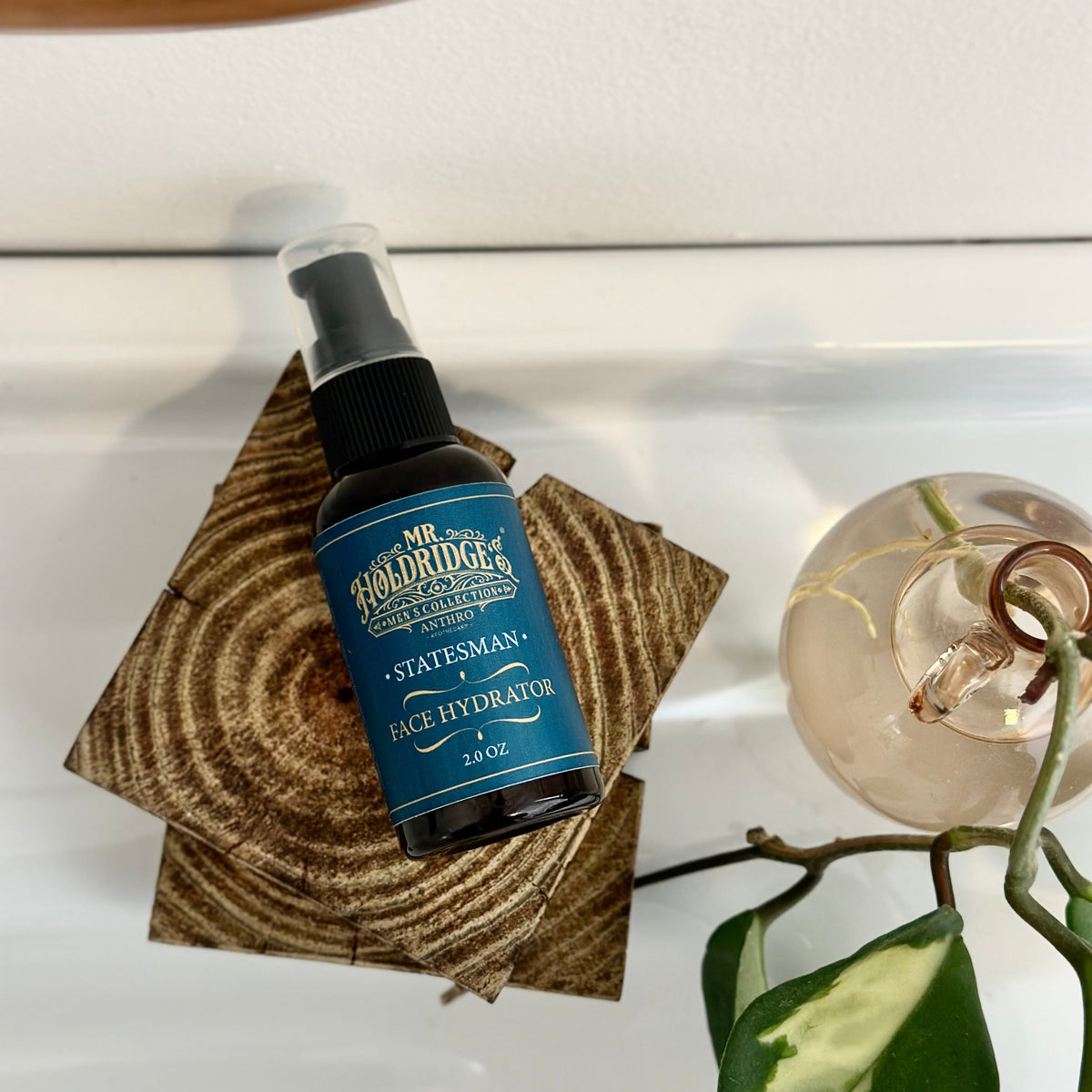 Mr. Holdridge's Natural Face Hydrator for Men | 2 oz Moisturizer | Anthro Apothecary Statesman Handmade by Anthro Apothecary