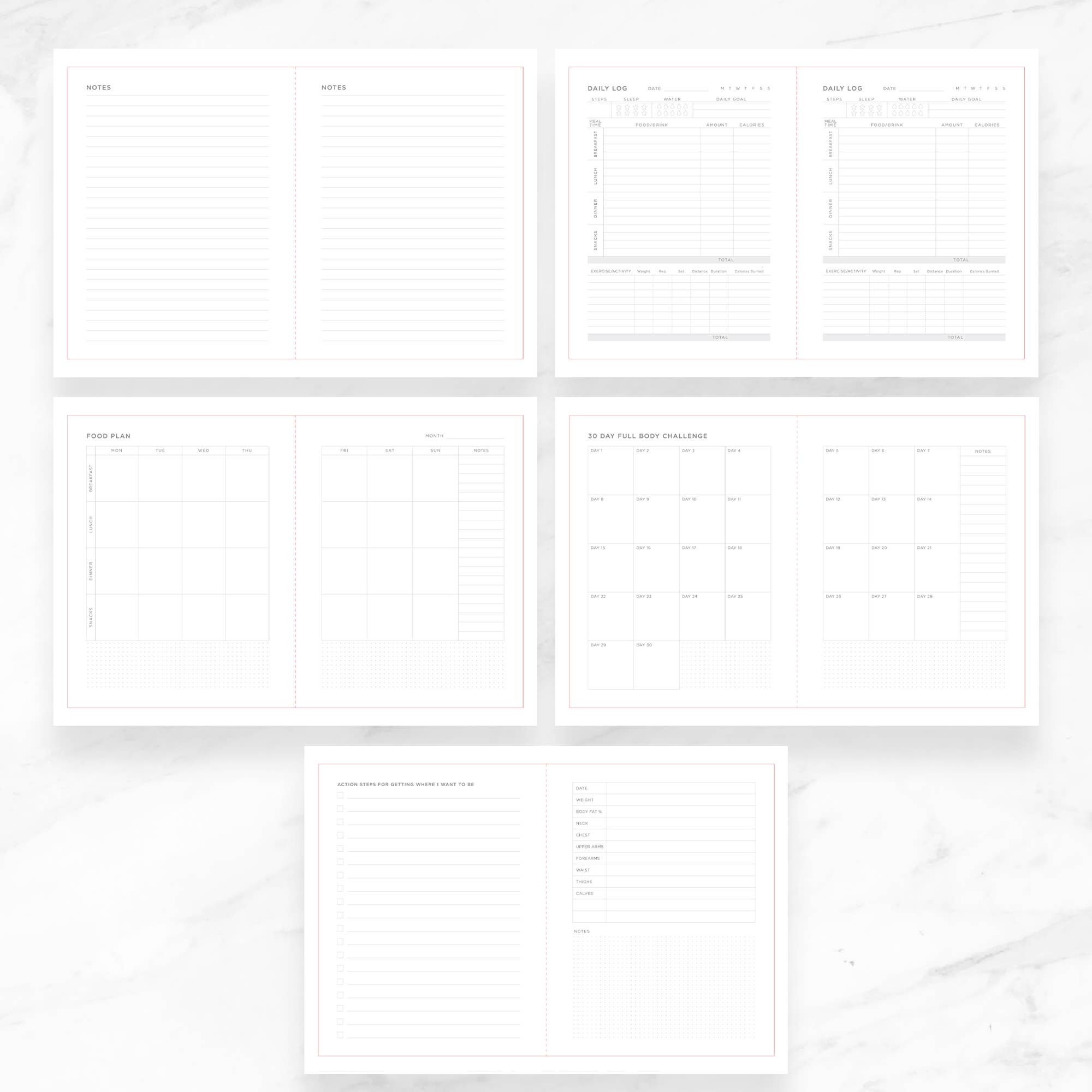 Fitness Journal Myga