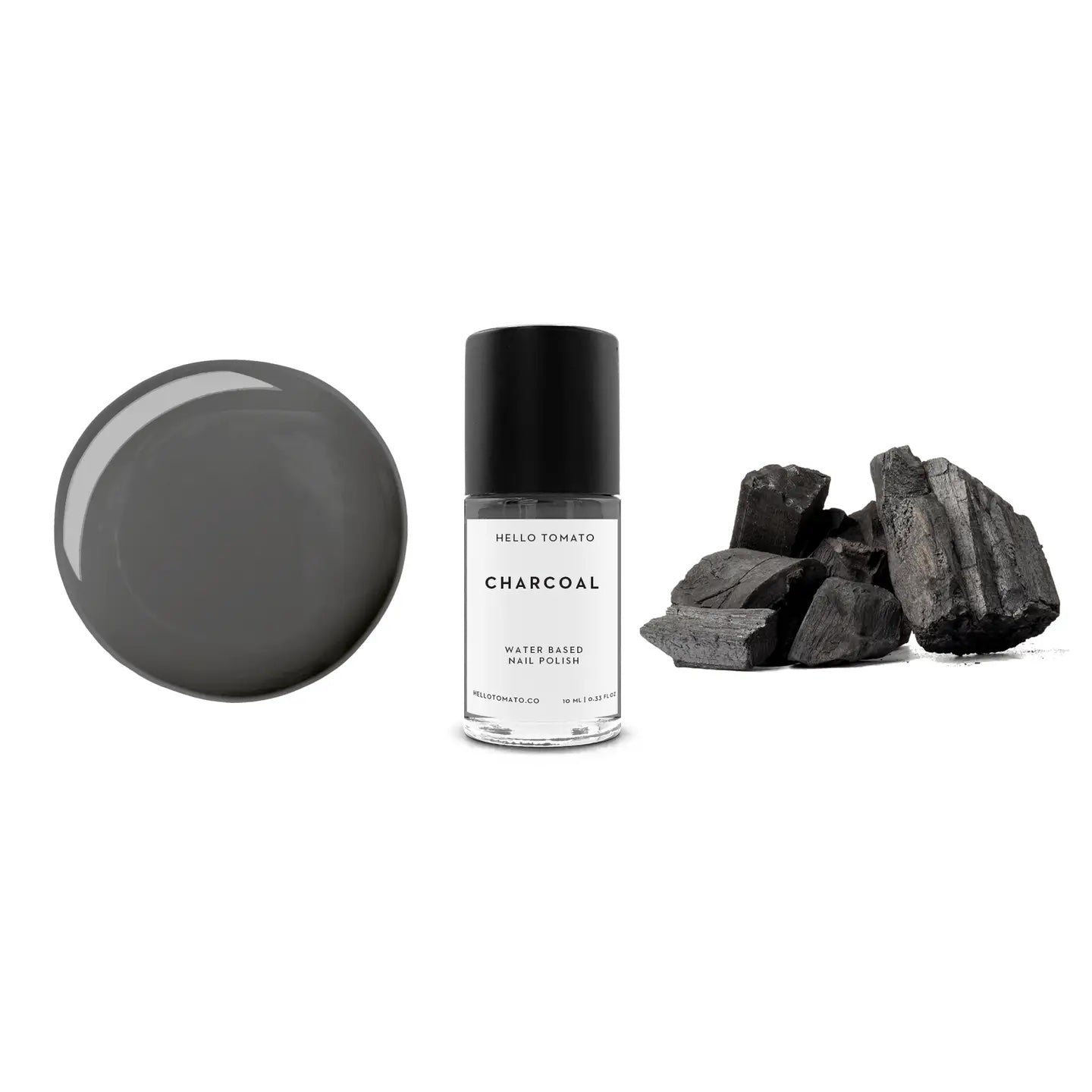 Hello Tomato Nail Polish Charcoal Anthro Apothecary