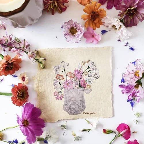 Astrid | Growing Candle, flower seed-label, eco-friendly Hyggelight | The Growing Candle ®