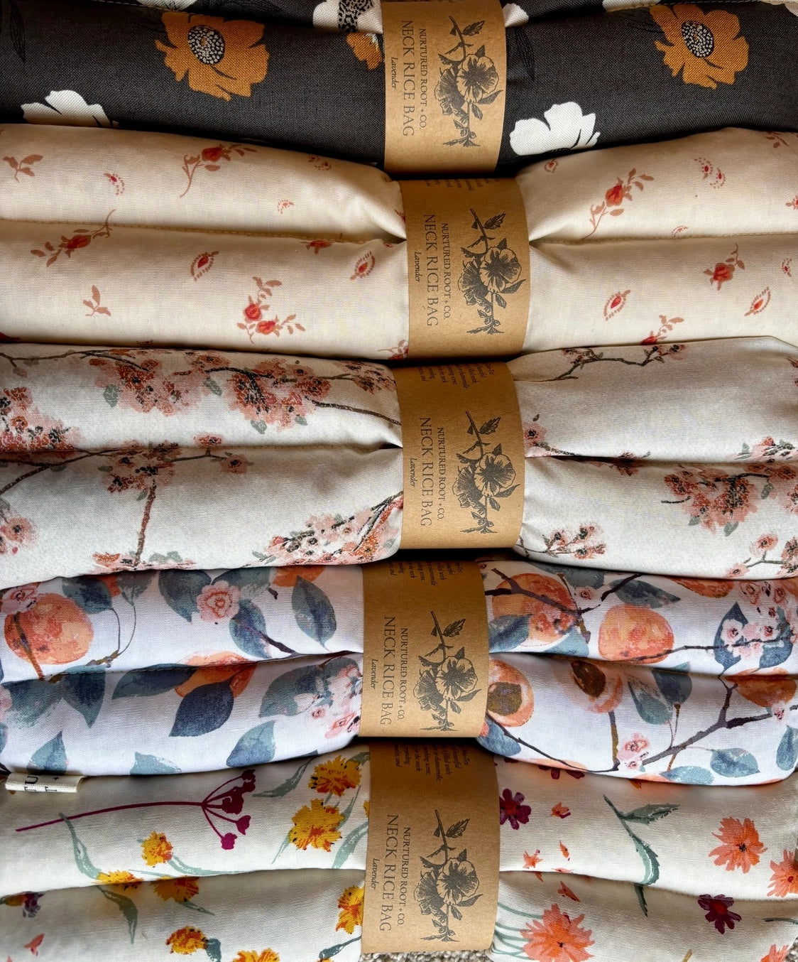 Nurtured Root- Eye Pillow & Neck Wrap Neck and Shoulder Rice Bag Anthro Apothecary