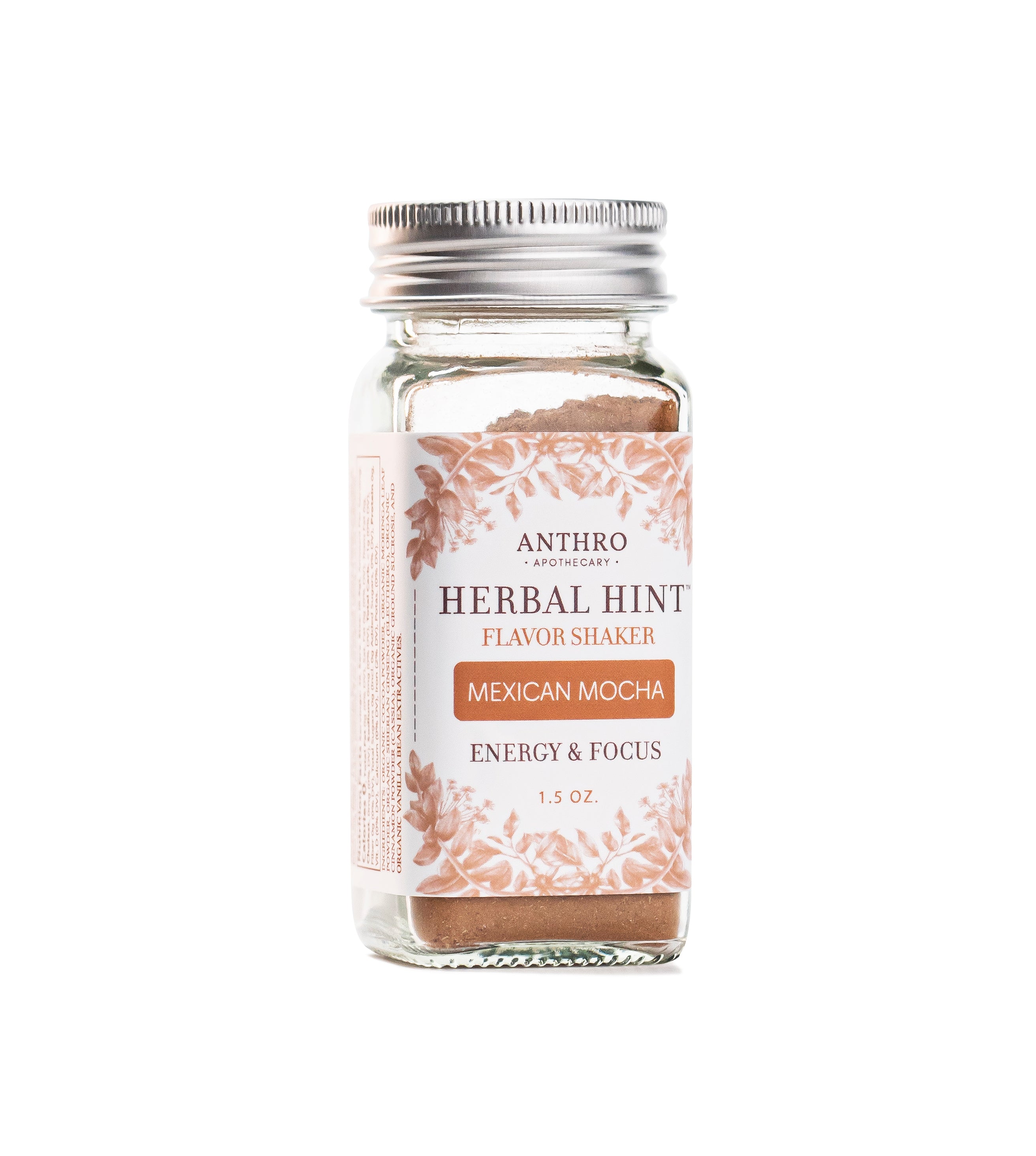 Herbal Hint Flavor Shaker Mexican Mocha Jar (48 servings, only $0.50 per serving) Anthro Apothecary