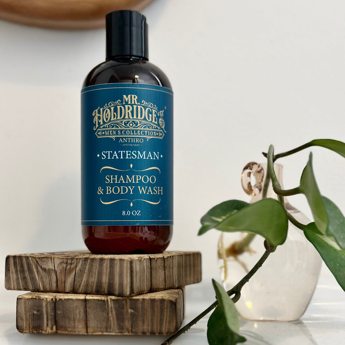 Mr. Holdridge's Natural Shampoo & Body Wash for Men | 8 oz | Anthro Apothecary Statesman Handmade by Anthro Apothecary
