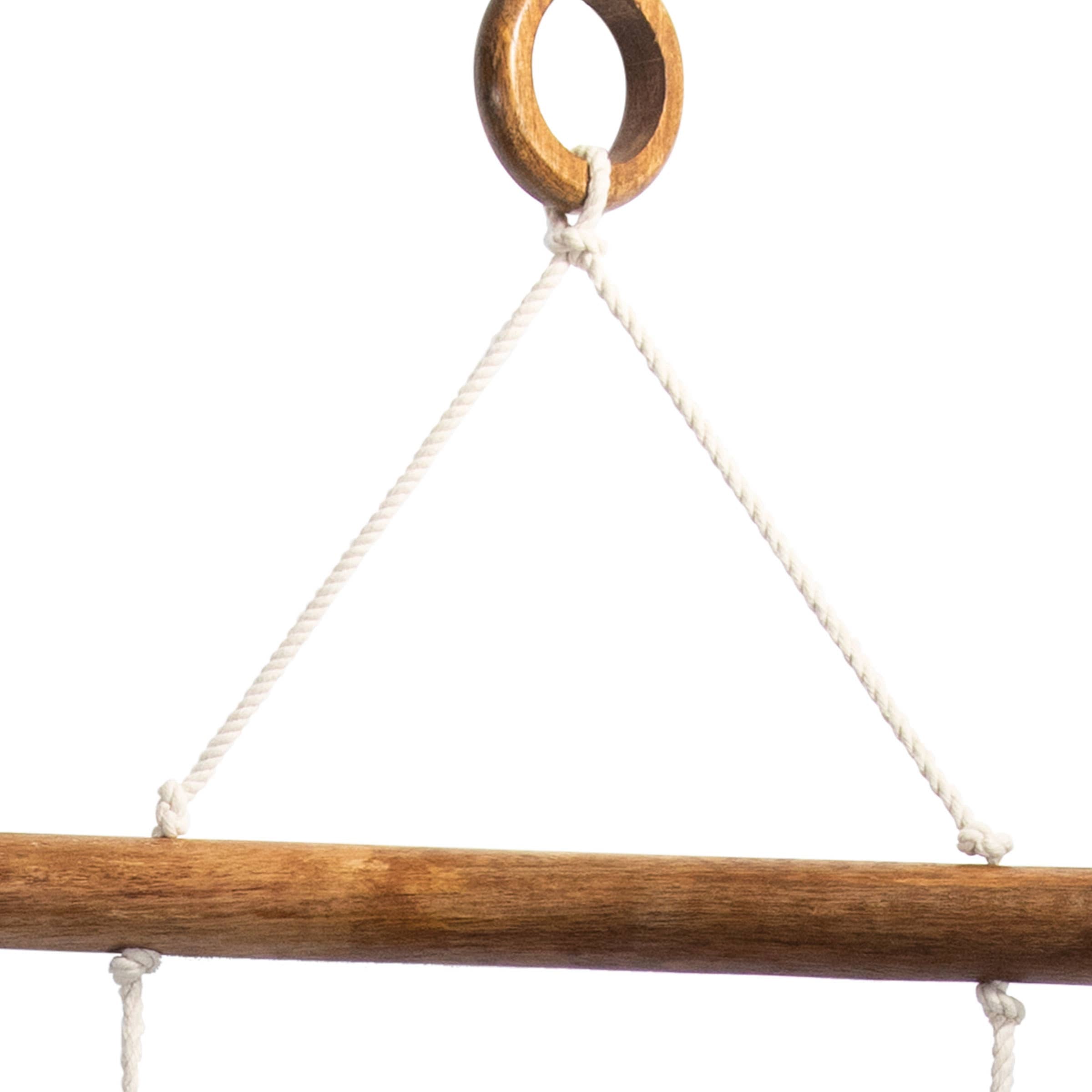 Macrame Hanging Blanket Ladder Foreside Home & Garden