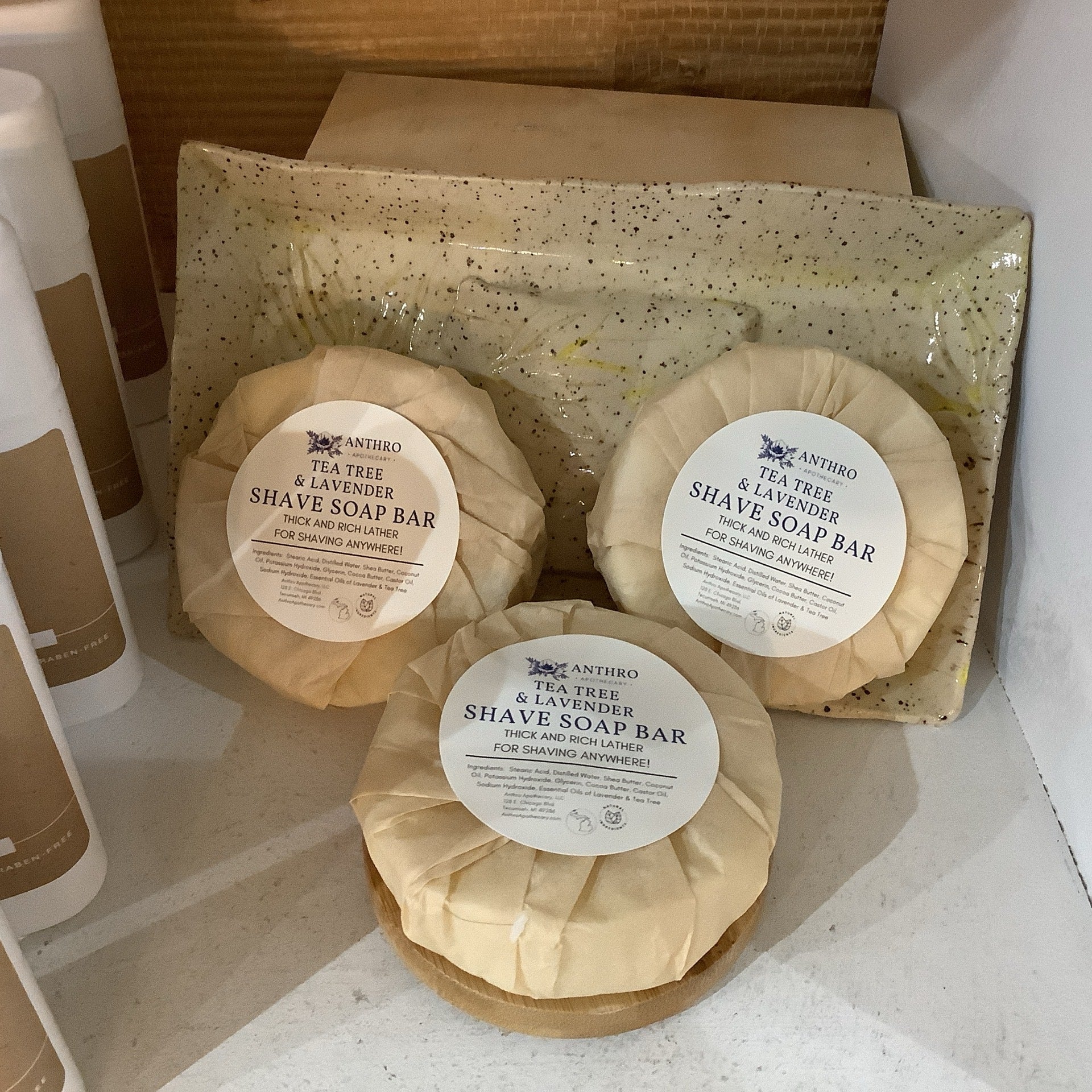 Women’s Shave Soap Bar Handmade by Anthro Apothecary