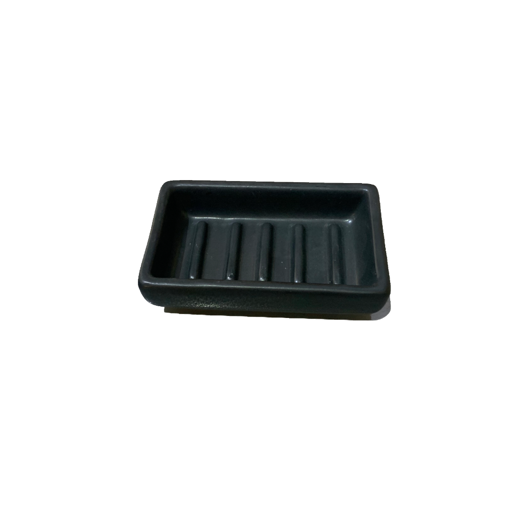 Black Ceramic Soap Dish Anthro Apothecary