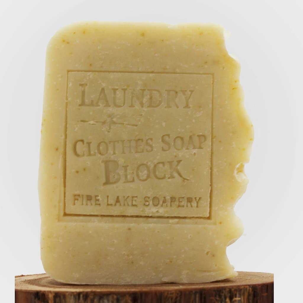 Laundry Cleaning Soap Block Fire Lake Soapery