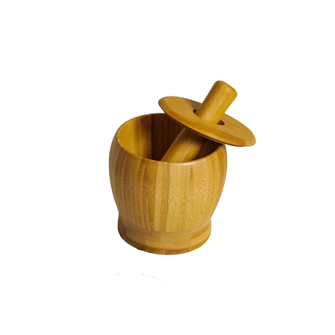 Bamboo Mortar & Pestle bamboo switch