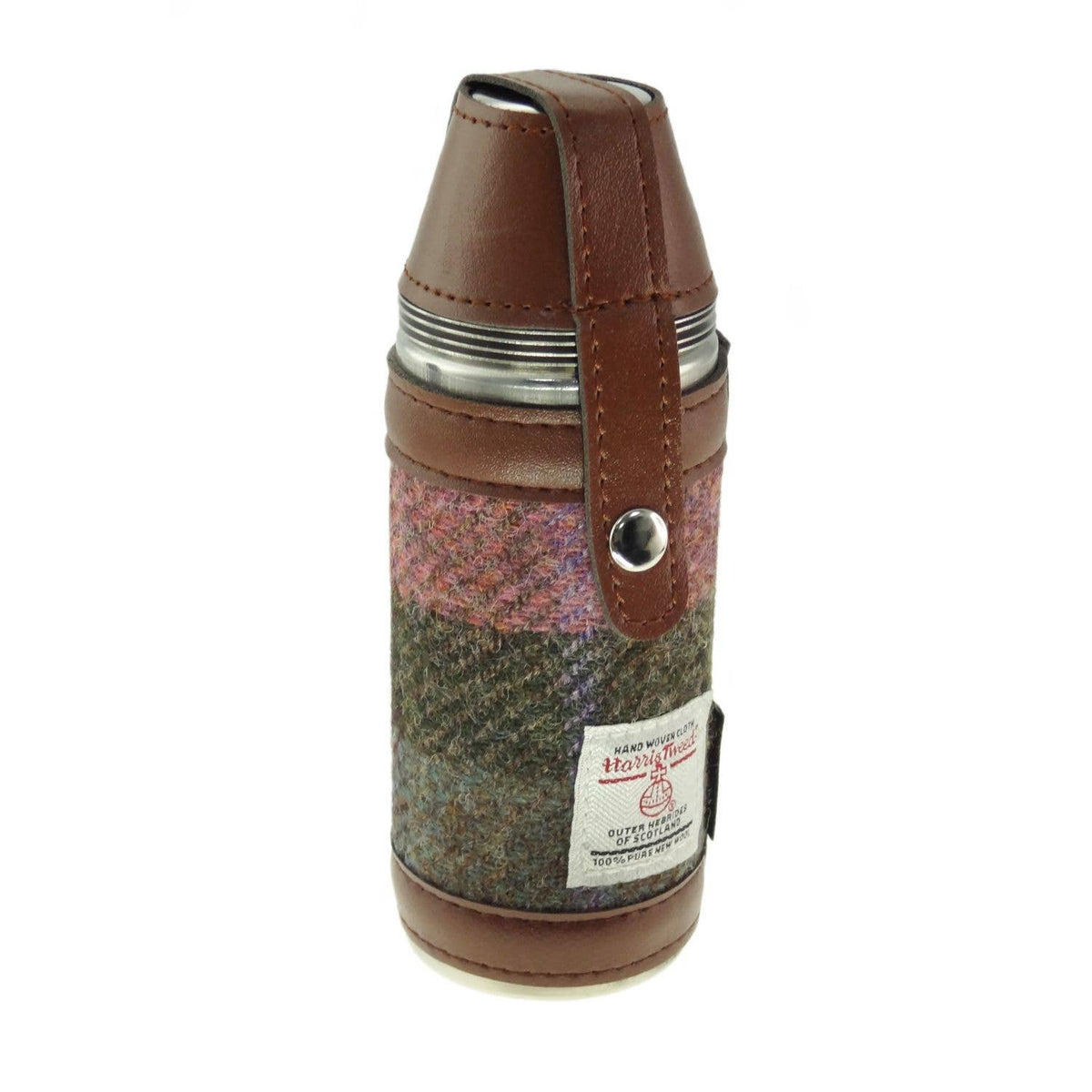 Harris Tweed 8oz Hunting Flask | Authentic Scottish Gift Dublin Gift Company