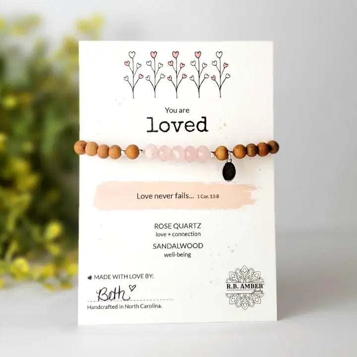 RB Amber Sandalwood Jewelry You are Loved Anthro Apothecary