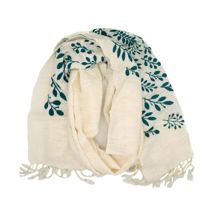 Ethical Scarf Fern Scarf Anthro Apothecary